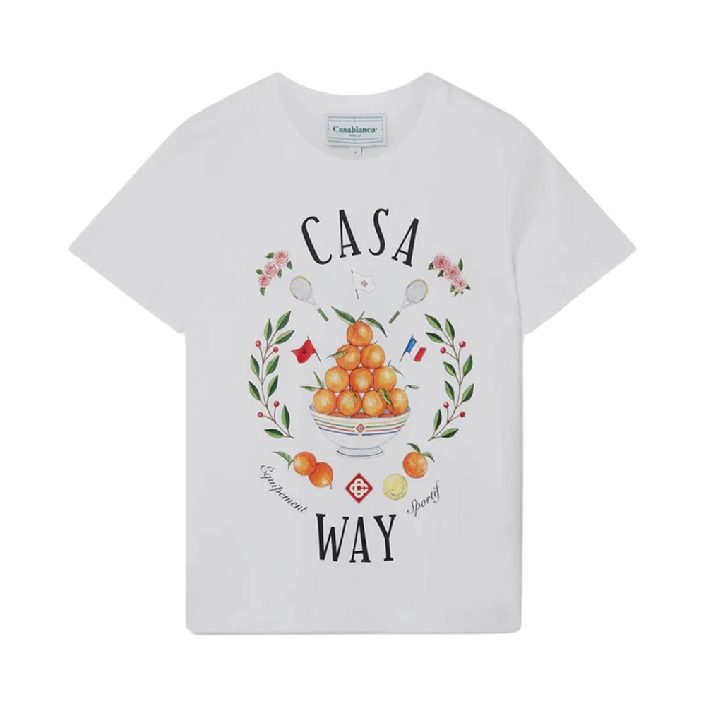 Casablanca Casa Way T-Shirt White Dames