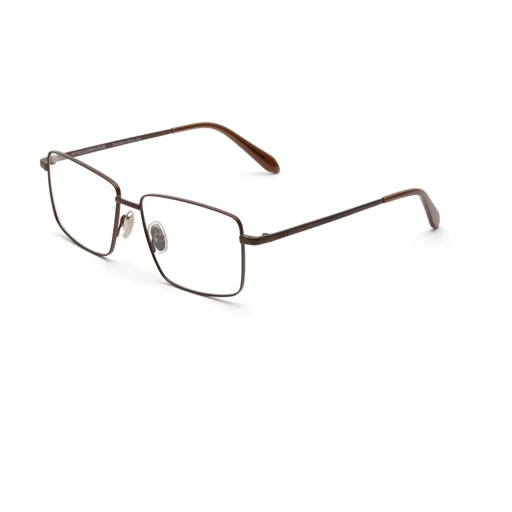 Retrosuperfuture Vintage Eyeglasses Dark Brown - Unisex - Glasses - Brown - 56 Mm - Accessories - Image 1