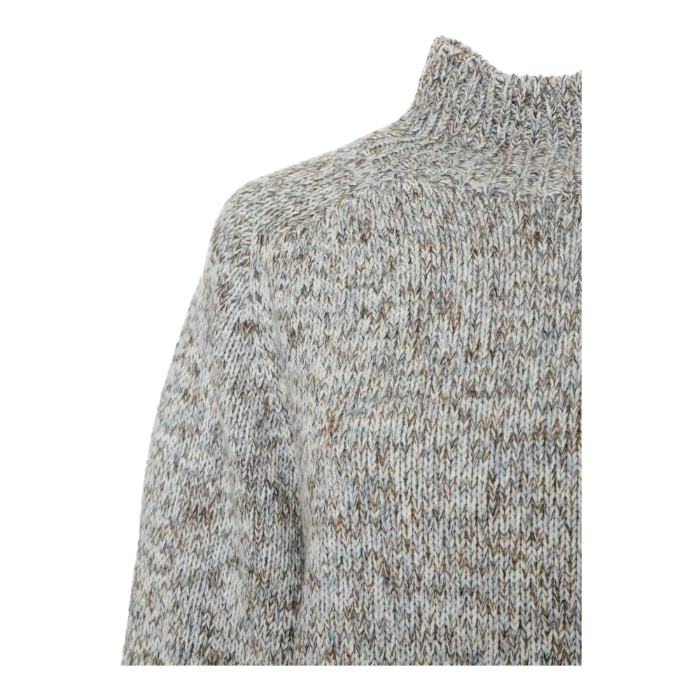 drykorn Gemêleerde Coltrui Relaxte Pasvorm Gray Dames