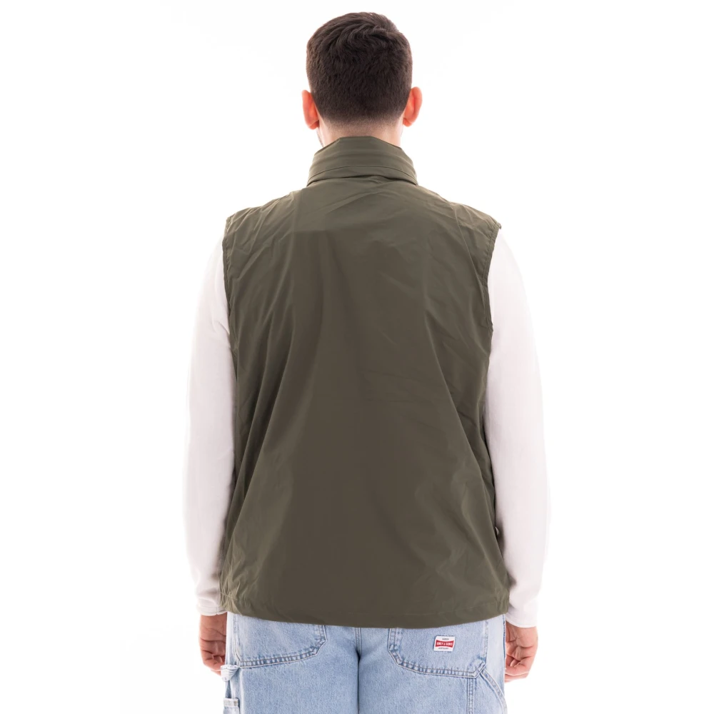 K-way Stretch Nylon Jersey Mouwloos Jack Heren Green Heren