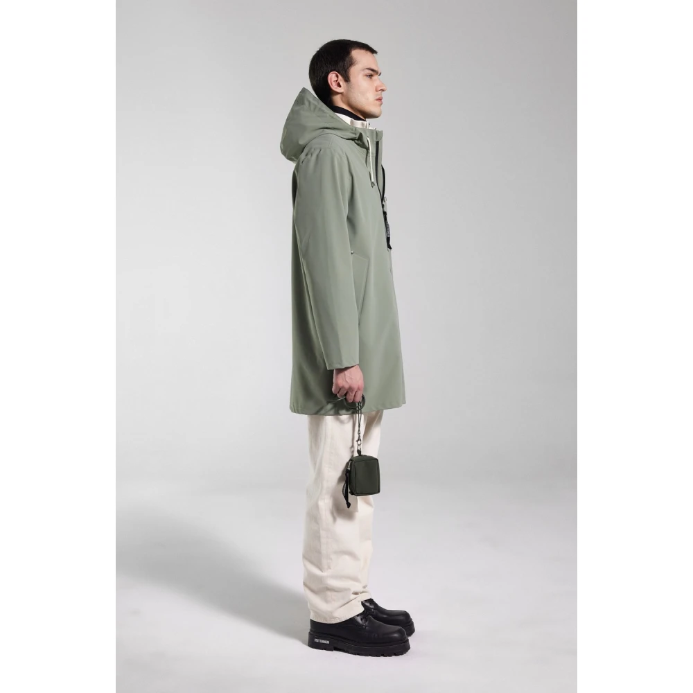 Stutterheim Lichtgewicht Waterdichte Regenjas Green Heren