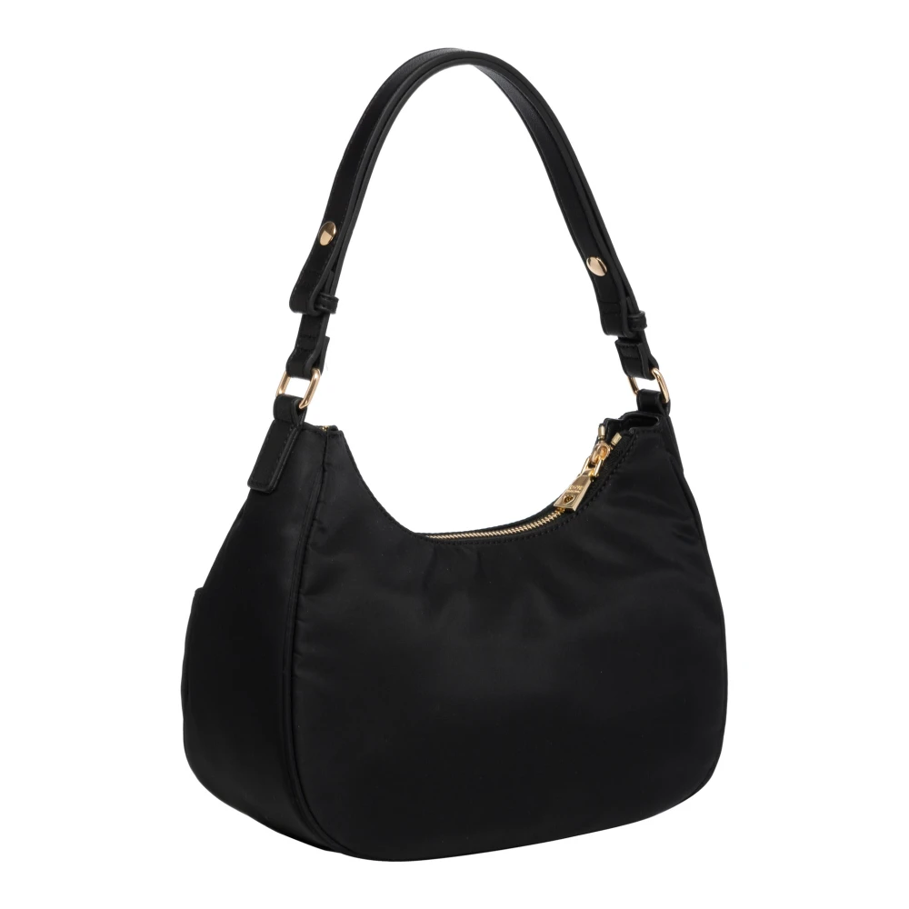 Love Moschino Stijlvolle Hobo Tas met Ritssluiting Black Dames