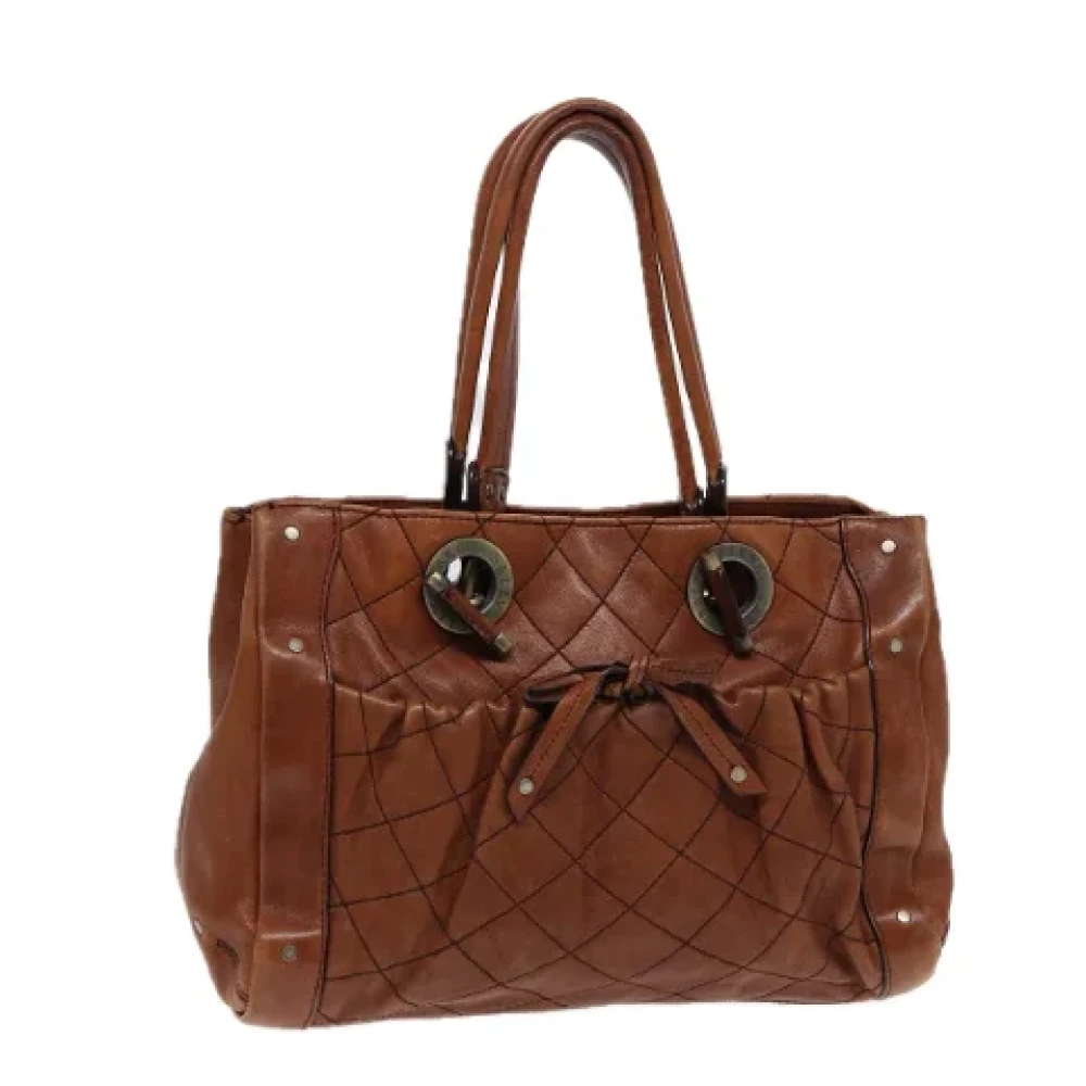 Bally Pre-owned Leather handbags Brown Dames