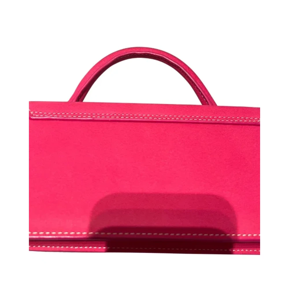 Jacquemus Pre-owned Leather handbags Pink Dames