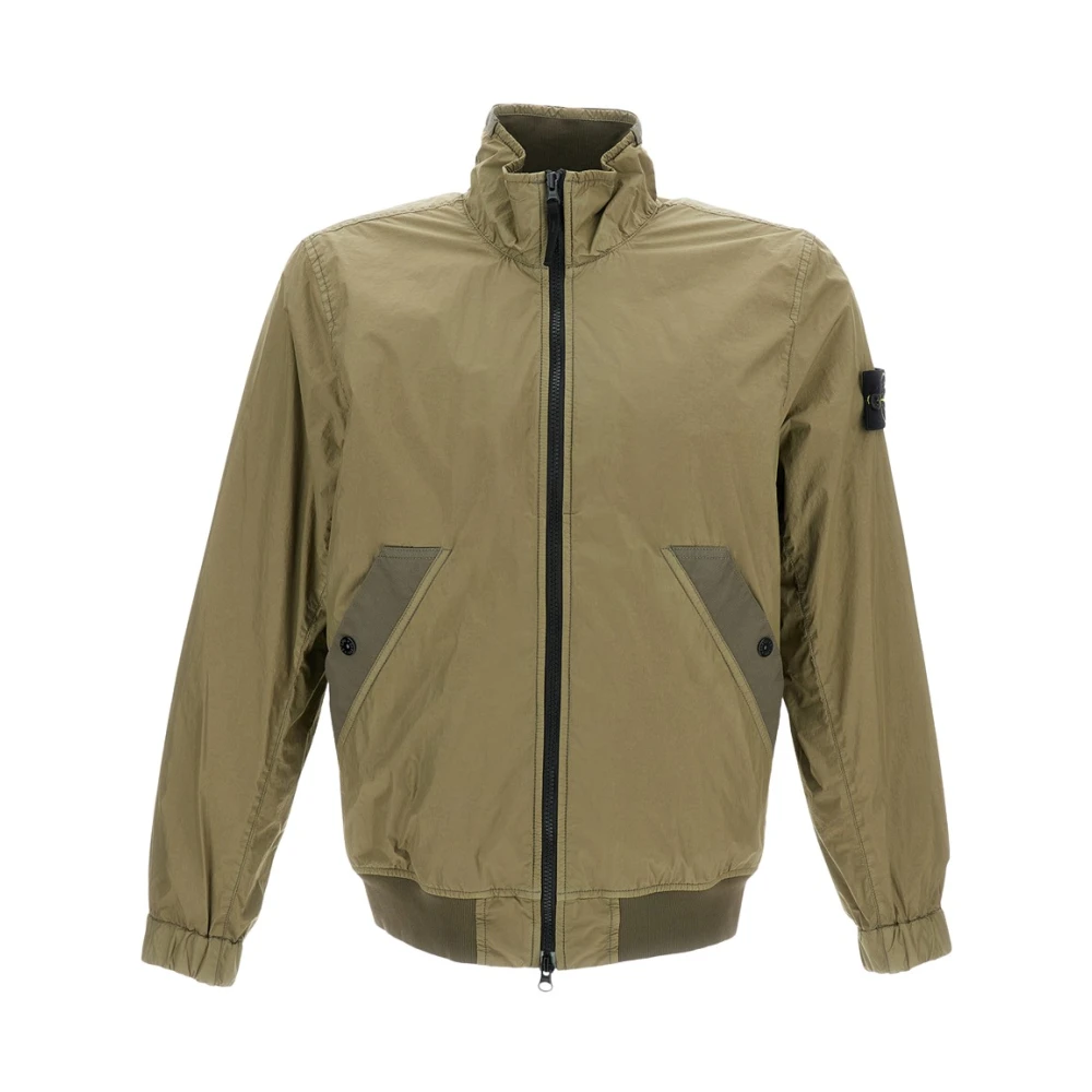 Stone Island Green Bomber Jackets - Male - Bomber Jackets - 2XL - Jackets
