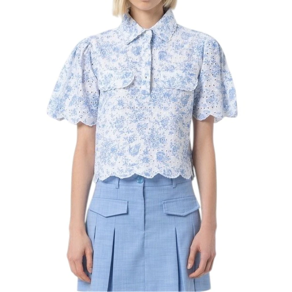 Fracomina Women's Blue Blouse - Blouses - M - Blouses & Shirts