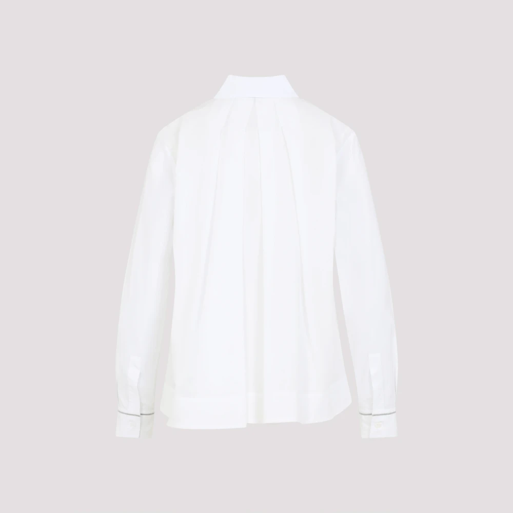 PESERICO Wit Overhemd voor Vrouwen Elegante Stijl White Dames