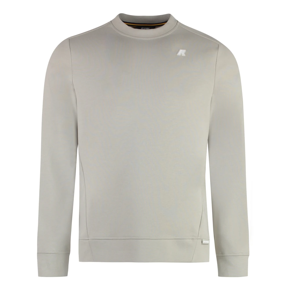 K-Way Beige Medine Logo Sweatshirt