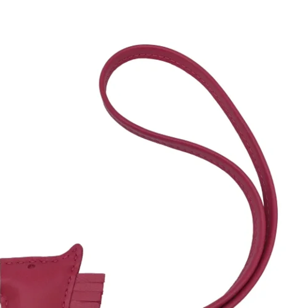 Hermès Vintage Pre-owned Fabric key-holders Red Dames