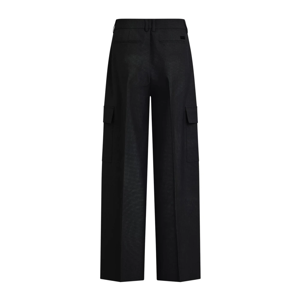 Calvin Klein Jeans Zwarte Denim Jeans Black Dames