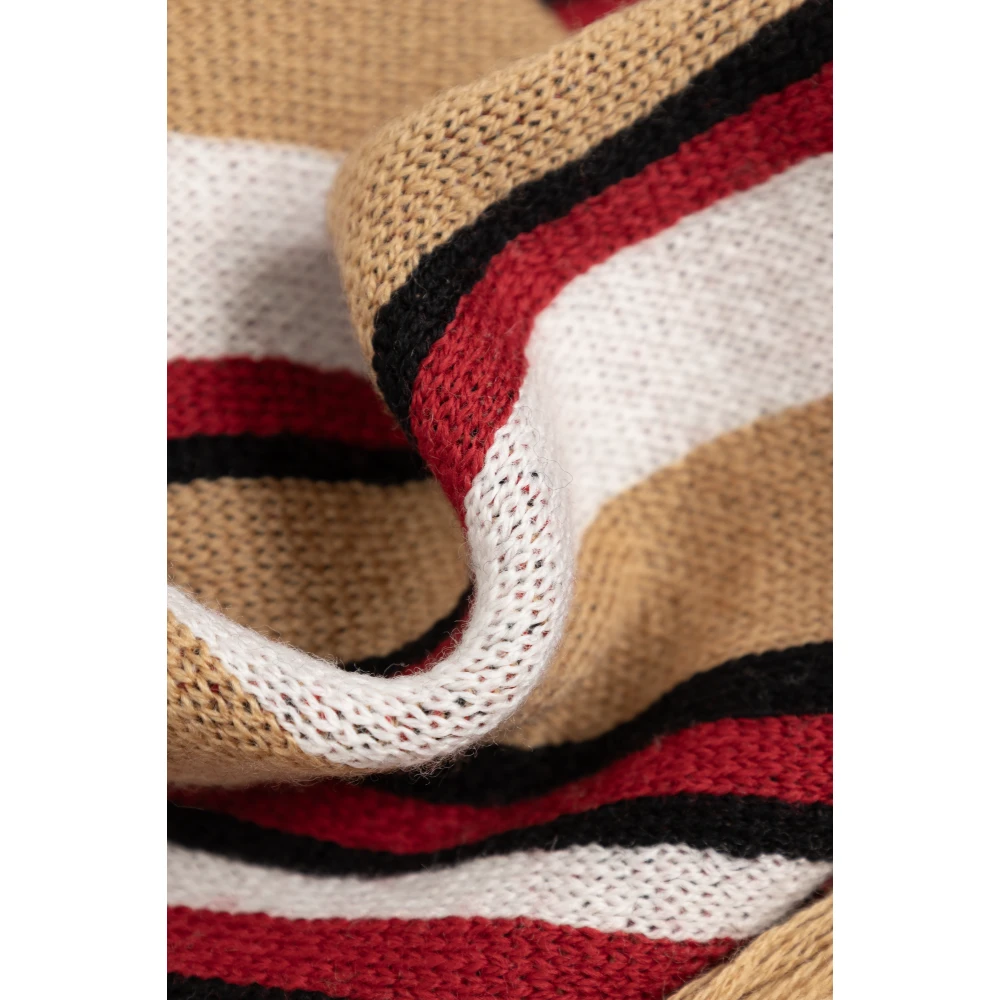 Moschino Sjaal met gestreept patroon Multicolor Unisex