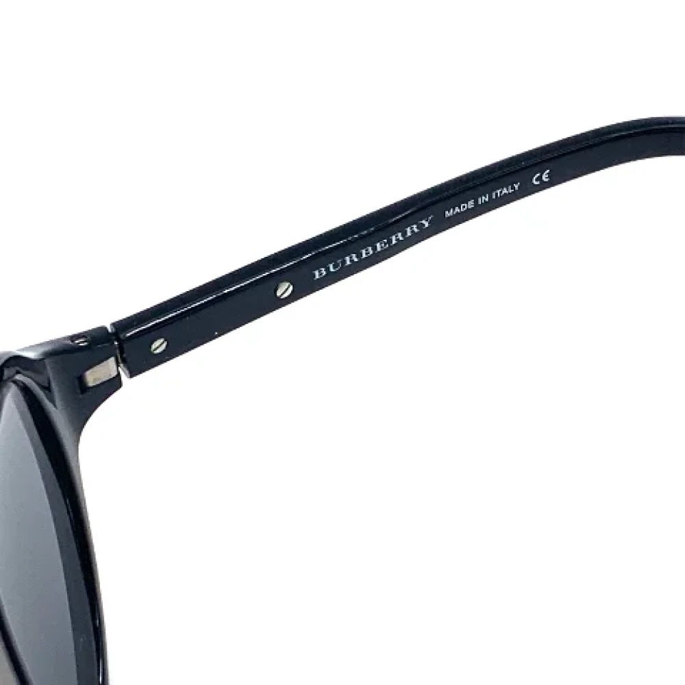 Burberry Vintage Pre-owned Silver sunglasses Black Dames