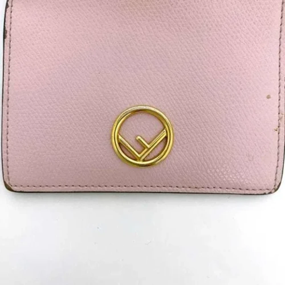 Fendi Vintage Pre-owned Leather wallets Pink Dames