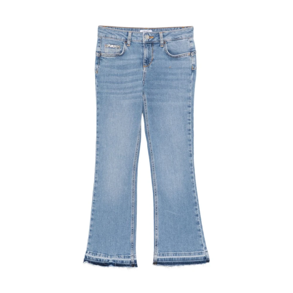 Liu Jo Women's Blue Flare Jeans, W32, Bottom Up Jeans