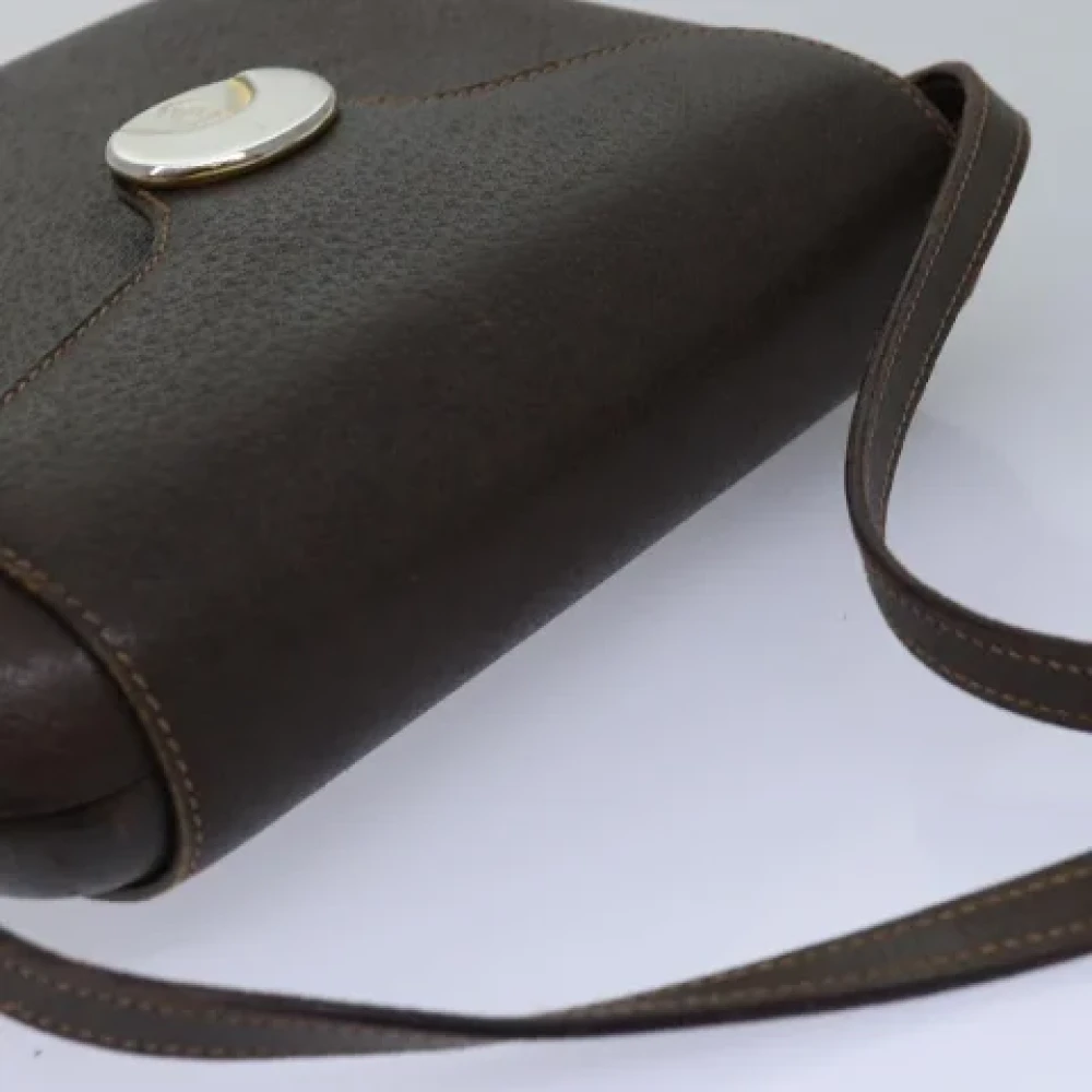 Gucci Vintage Pre-owned Leather gucci-bags Brown Dames