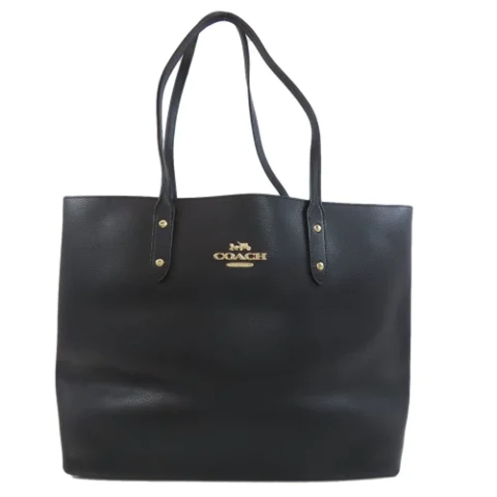 Coach Pre-owned Leather totes Black Dames