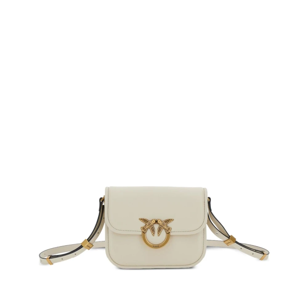 Pinko Women's White Cross Body Bags, One Size, Love Box Bag