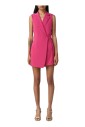 robe-blazer-sans-manches-fuchsia