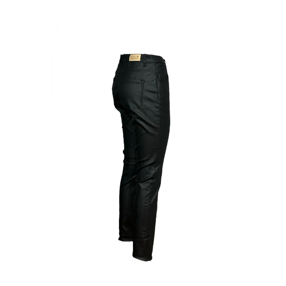 Molly Bracken Zwarte polyester broek Black Dames