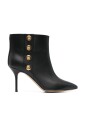 bottes-noires-a-talons-logo-grave