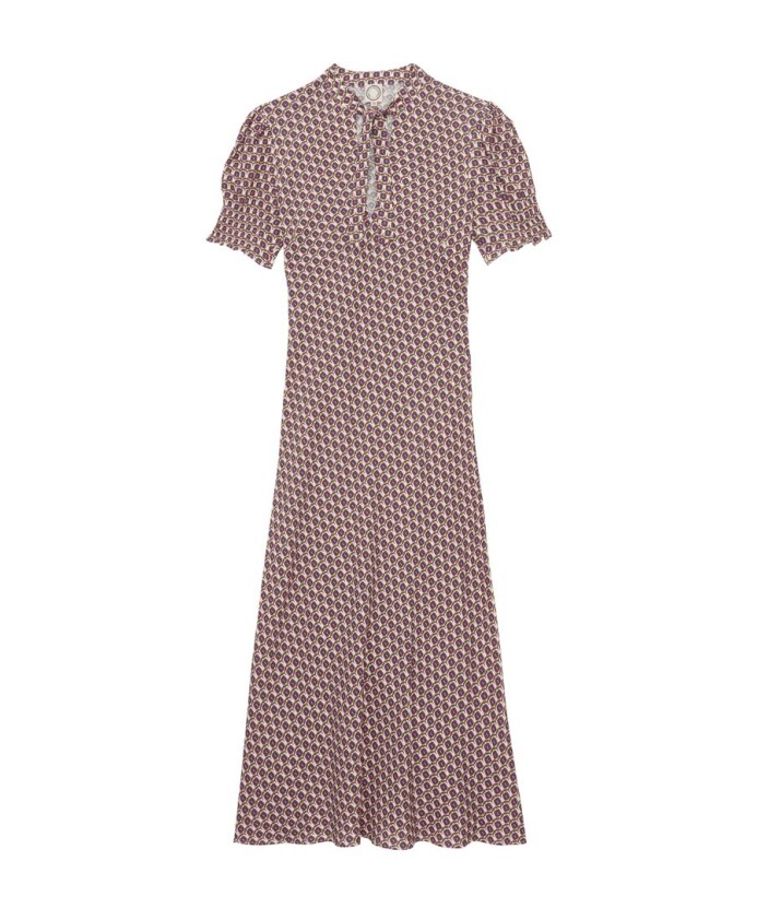 cherry-dress-with-oak-leaf-pattern