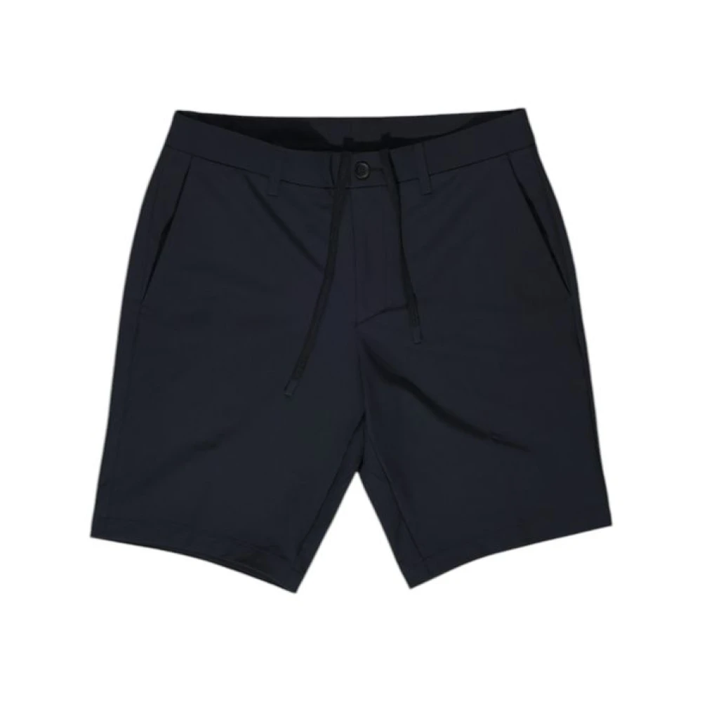 Hugo Boss Blauwe Polyester Bermuda Herfst Winter Collectie Blue Heren