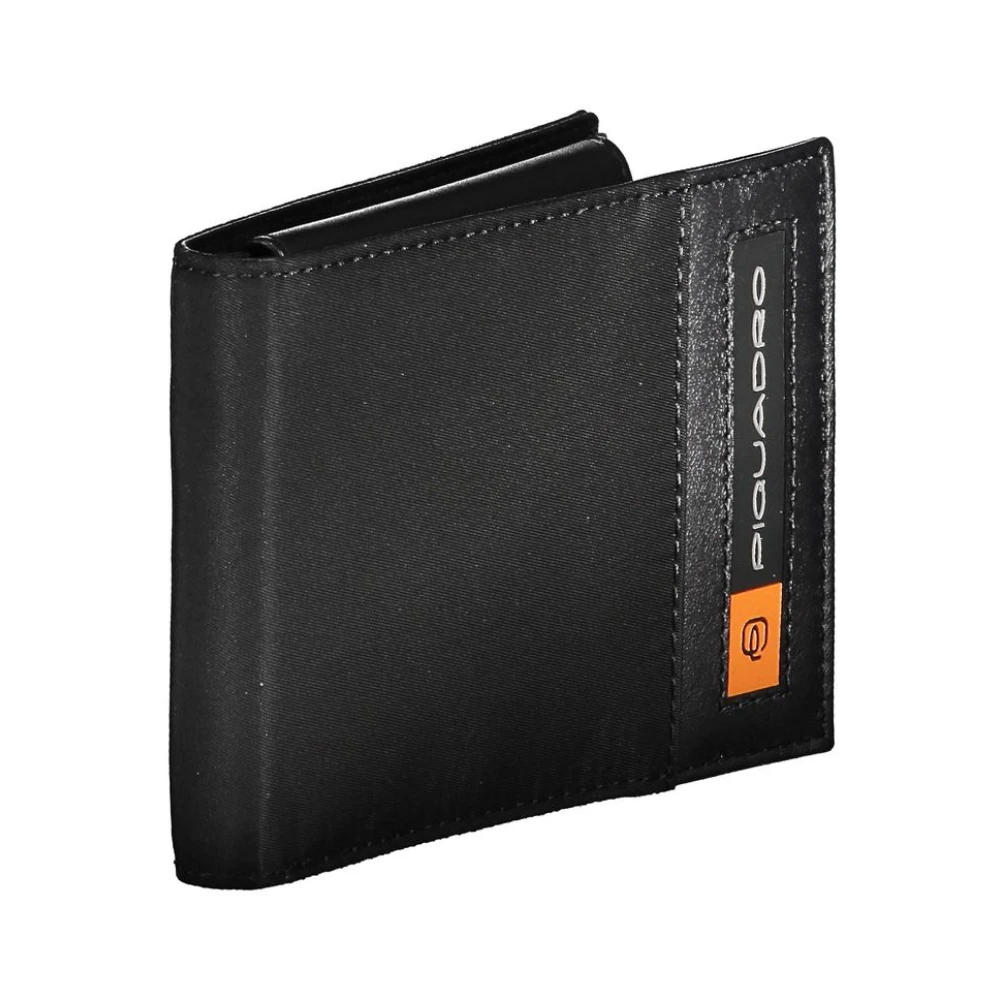 Piquadro Zwarte Rpet Heren Portemonnee Black Heren