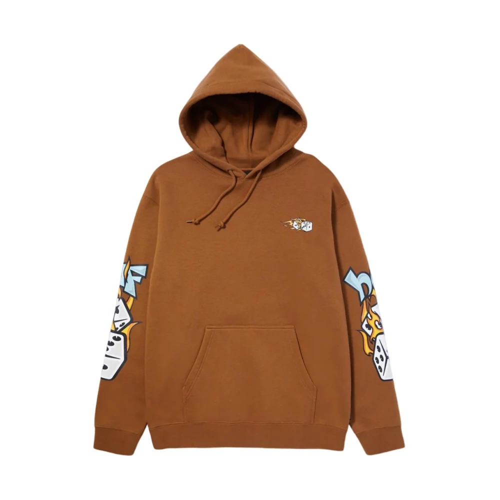 Huf Men's Brown Hoodies, M, Hoodies