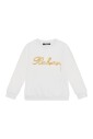 pull-blanc-avec-logo-dore
