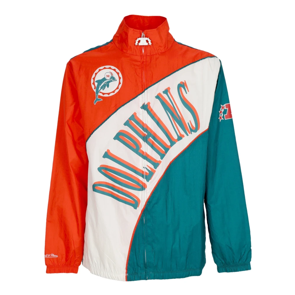 Mitchell & Ness Miami Dolphins Retro Windbreaker Jas Multicolor Heren