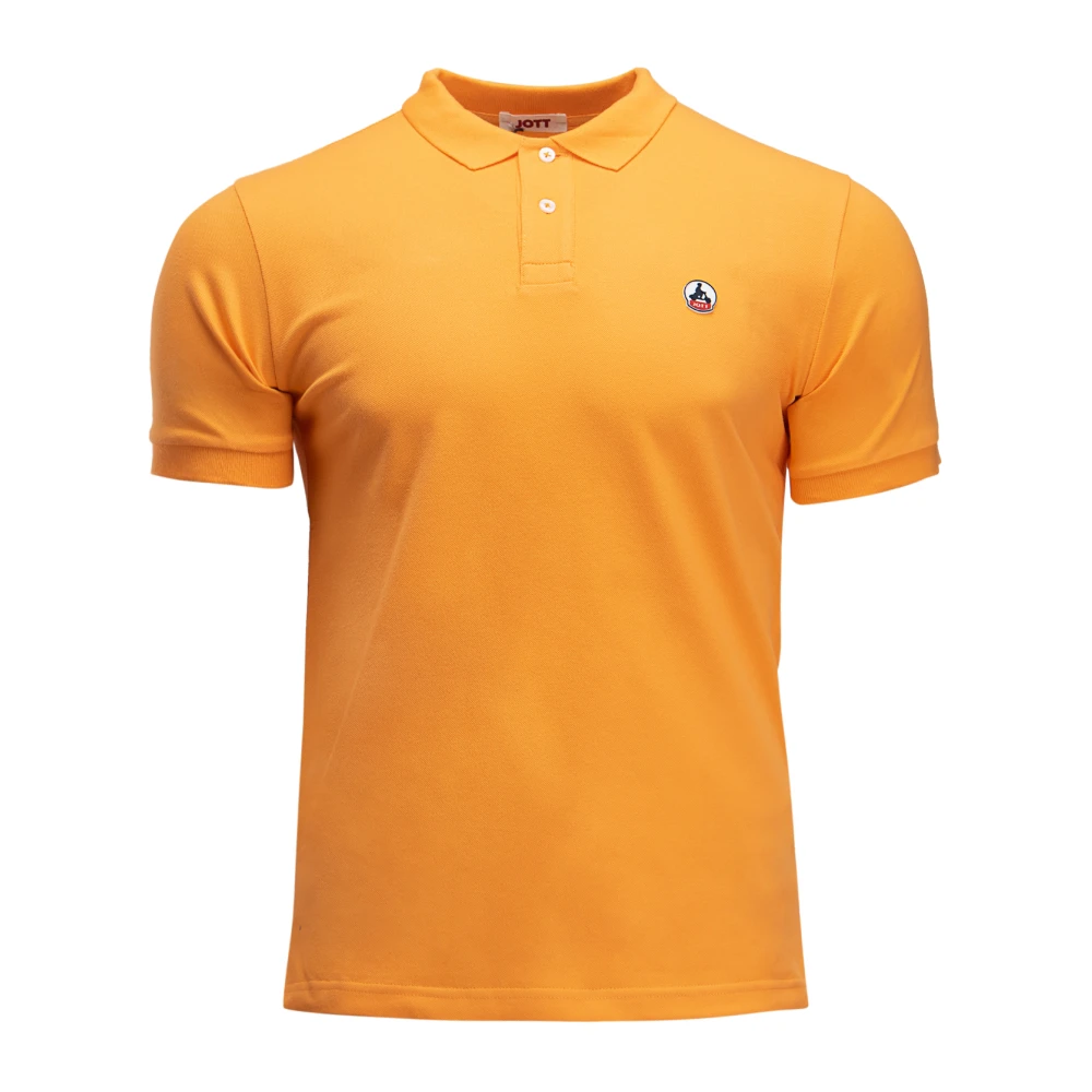 Jott Marbella Heren Polo Shirt Orange Heren