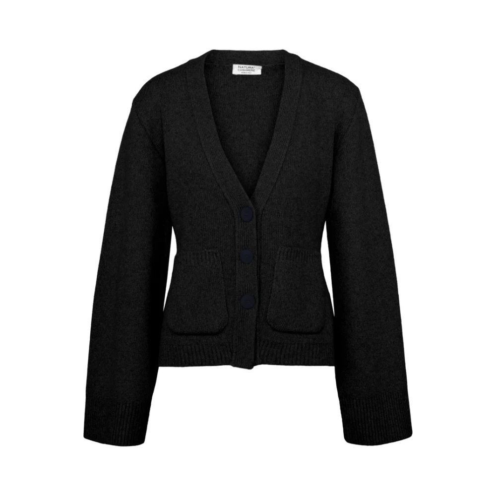 Feminin Julia Cardigan i Svart