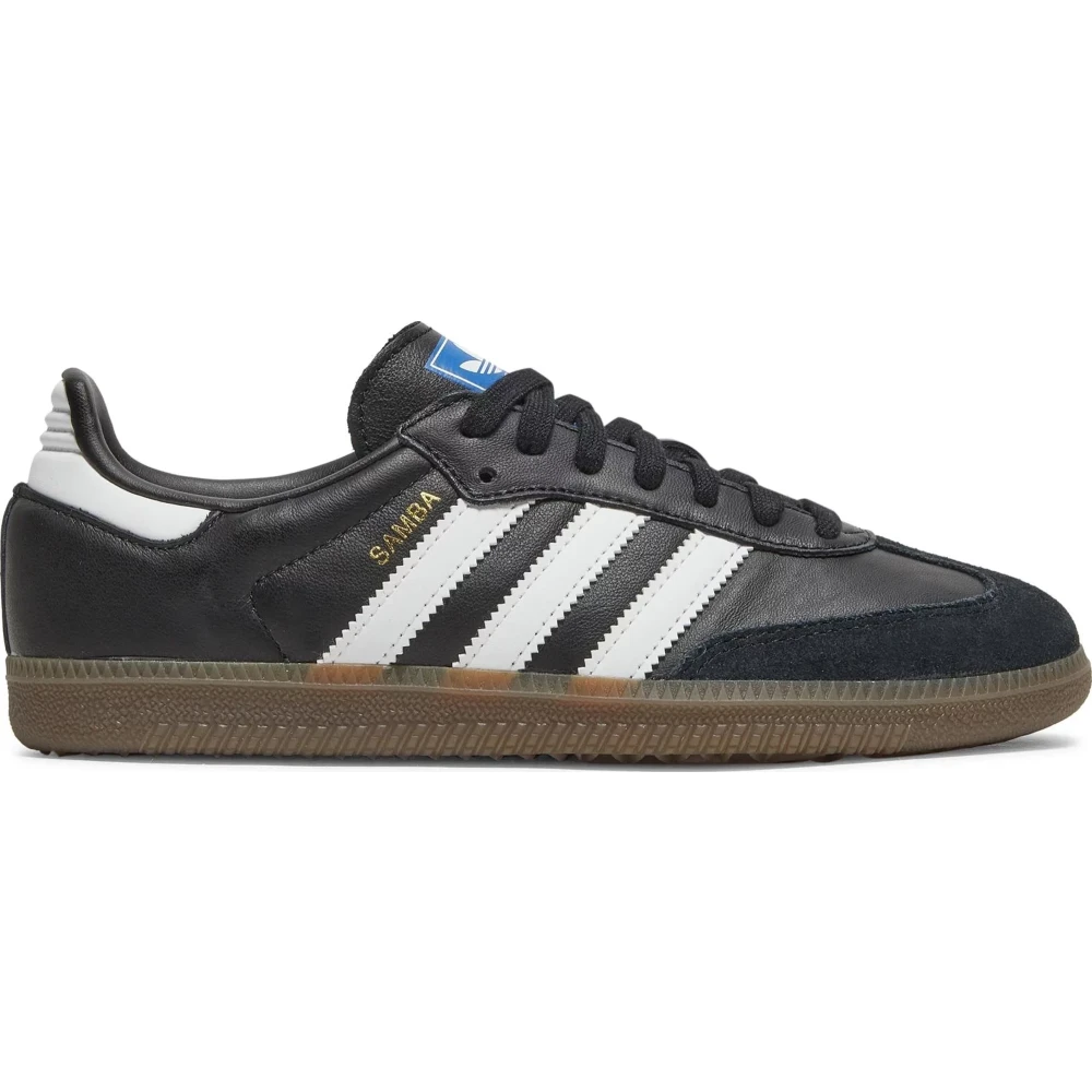 Adidas Samba Black White Gum Sneakers Black, Herr