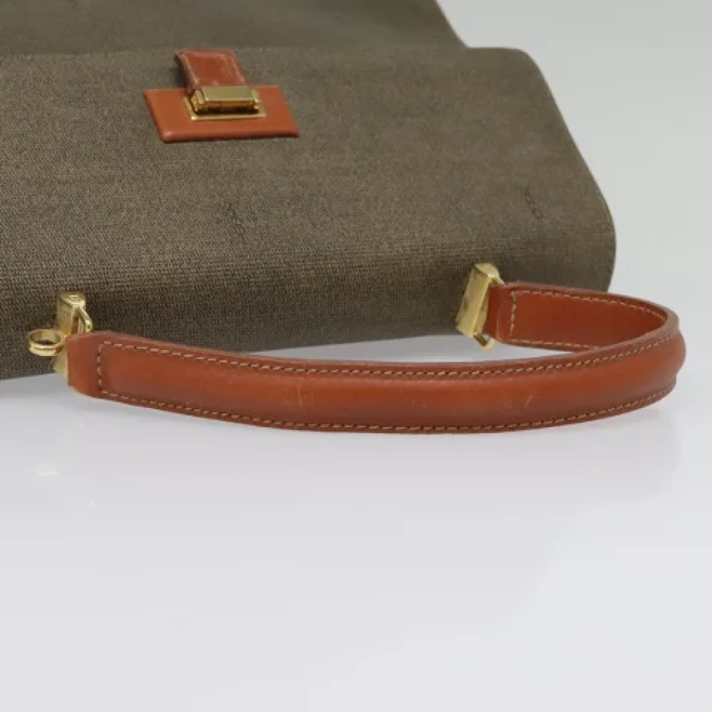 Fendi Vintage Pre-owned Leather fendi-bags Brown Dames