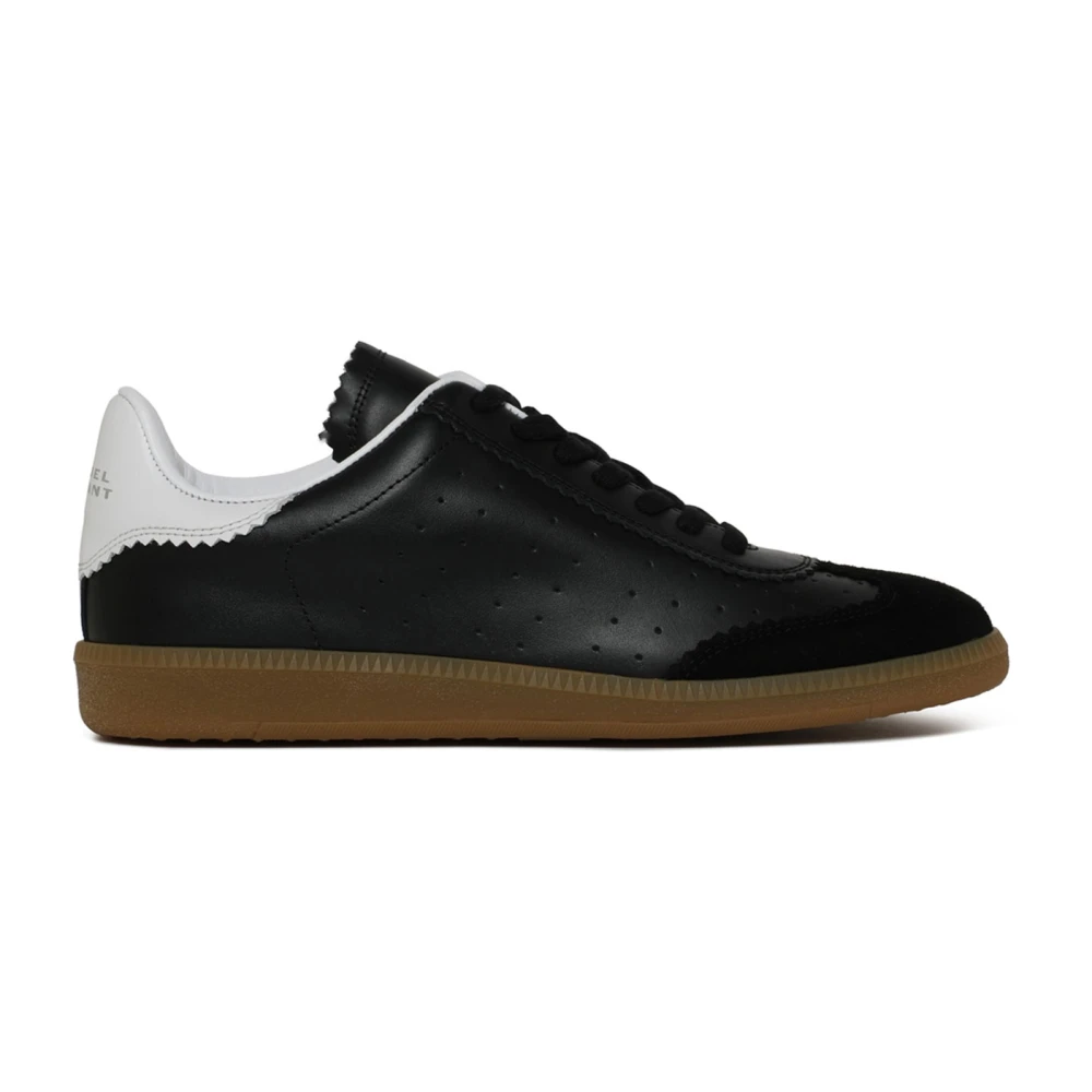 Isabel Marant Zwarte Bryce Sneakers met Scallop Rand Dames Schoenen