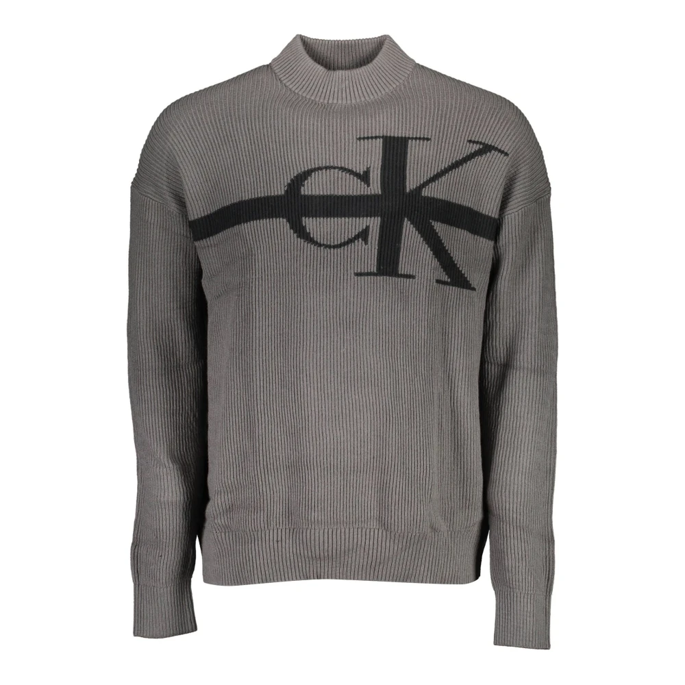 Calvin Klein Veelzijdige Herentrui Grijs Diverse Maten Gray Heren