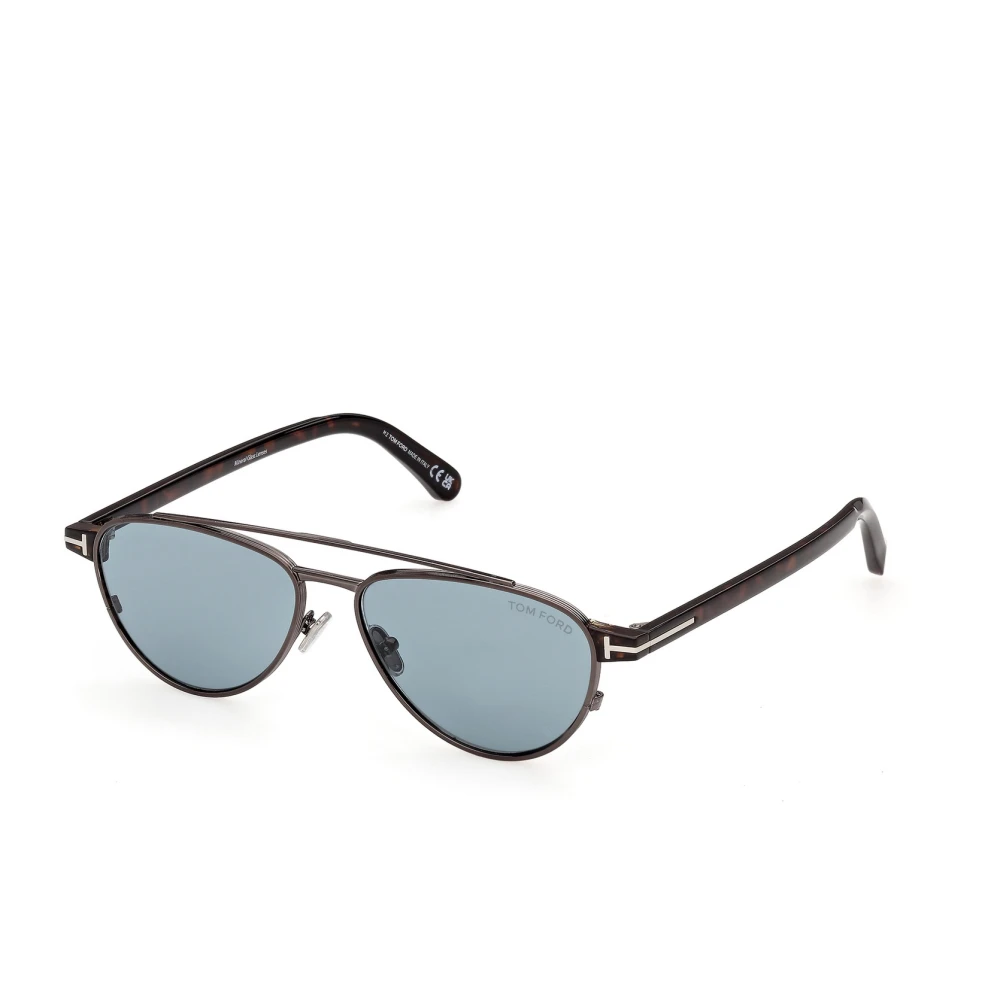 Tom Ford Gray Sunglasses, Male, 55 Mm, Anthony-02 Sunglasses