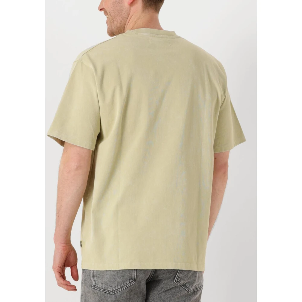 Woodbird Zand Longsleeve Tee voor Heren Beige Heren