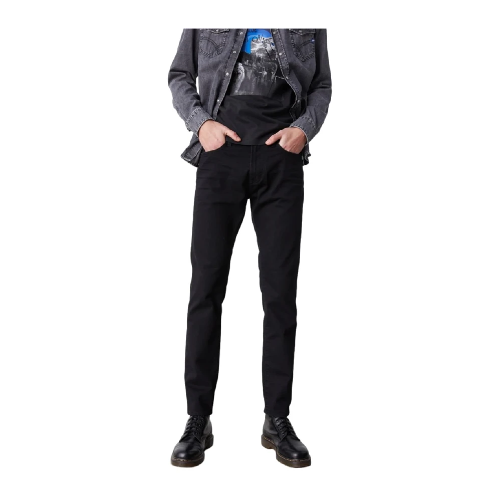 GAS Klassieke Denim Jeans met 5 Zakken Black Heren