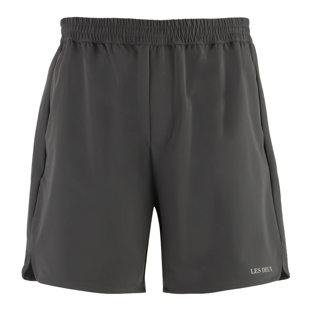Les Deux Nylon Casual Shorts Gray Heren