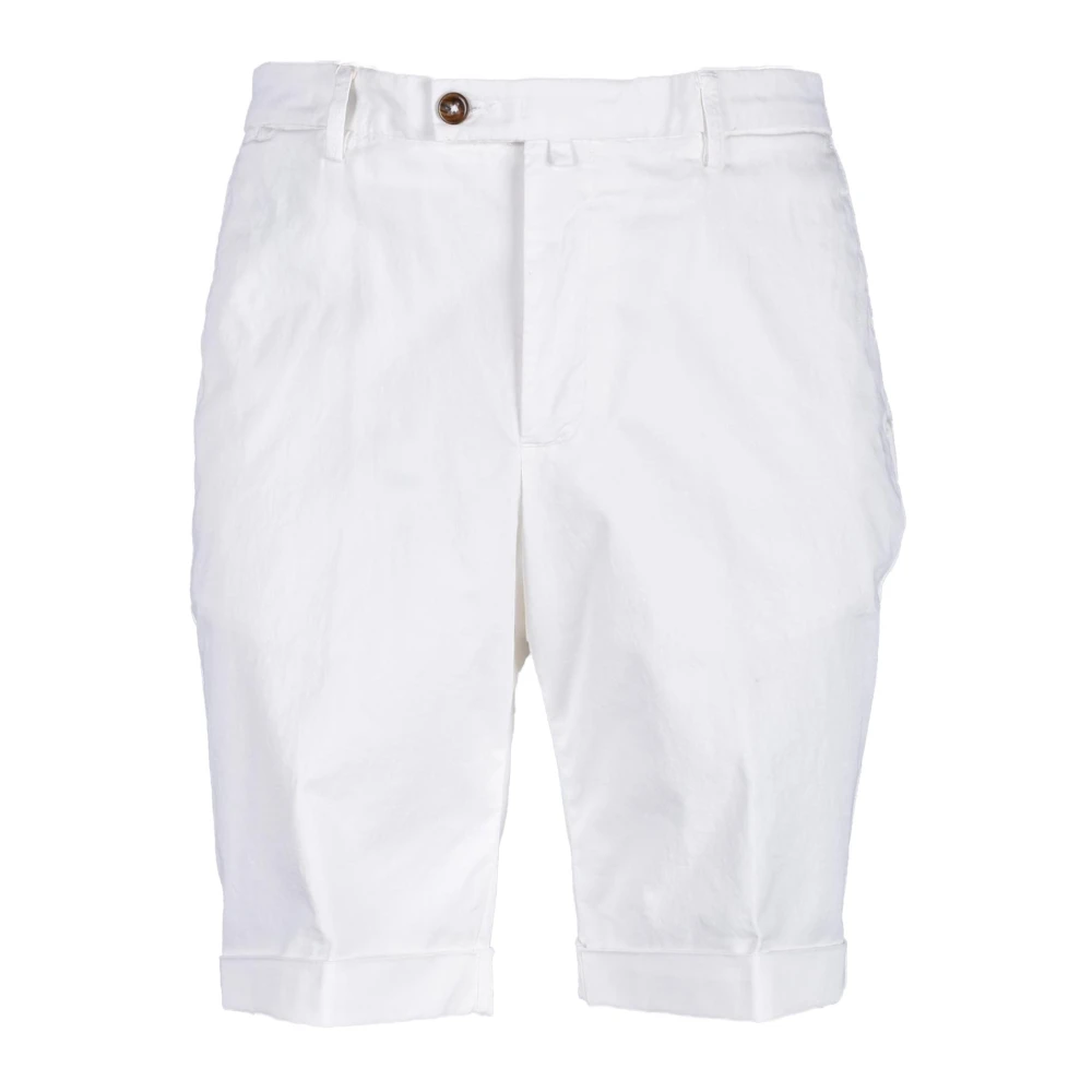 Briglia Katoenen Bermuda Shorts White Heren