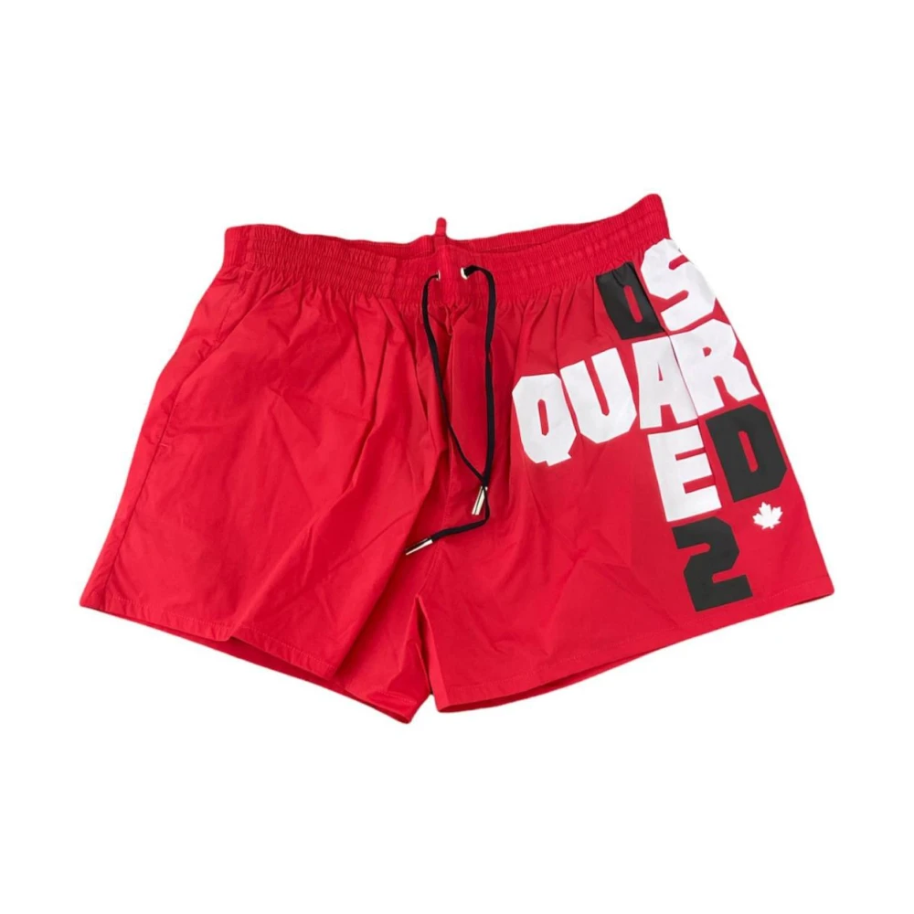 Dsquared2 Shorts Red Heren