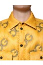 veste-blouson-rembourree-jaune-avec-logo