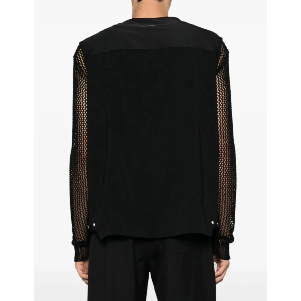 MM6 Maison Margiela Zwart Vest Black Heren