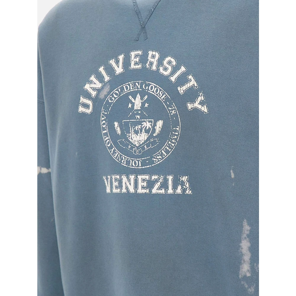 Golden Goose Martin Stijlvolle Sweatshirt Blue Dames