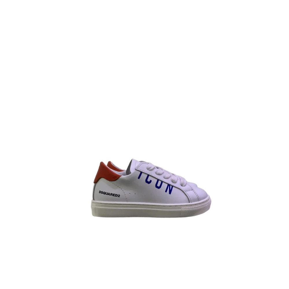 Dsquared2 Men's White Low Top Sneakers
