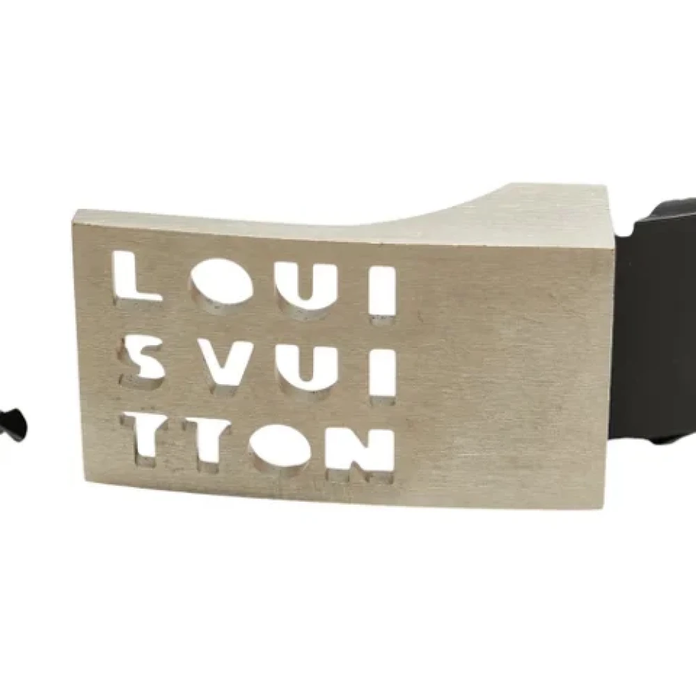 Louis Vuitton Vintage Pre-owned Leather belts Black Dames