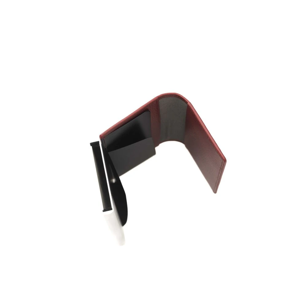 Cerruti 1881 Rode Leren Portemonnee Elegant en Functioneel Red Heren