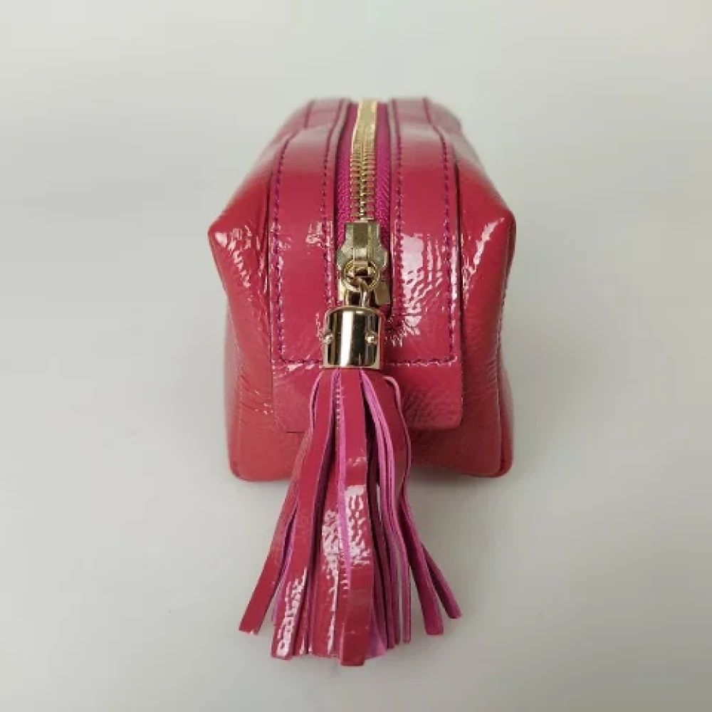 Gucci Vintage Pre-owned Leather clutches Pink Dames