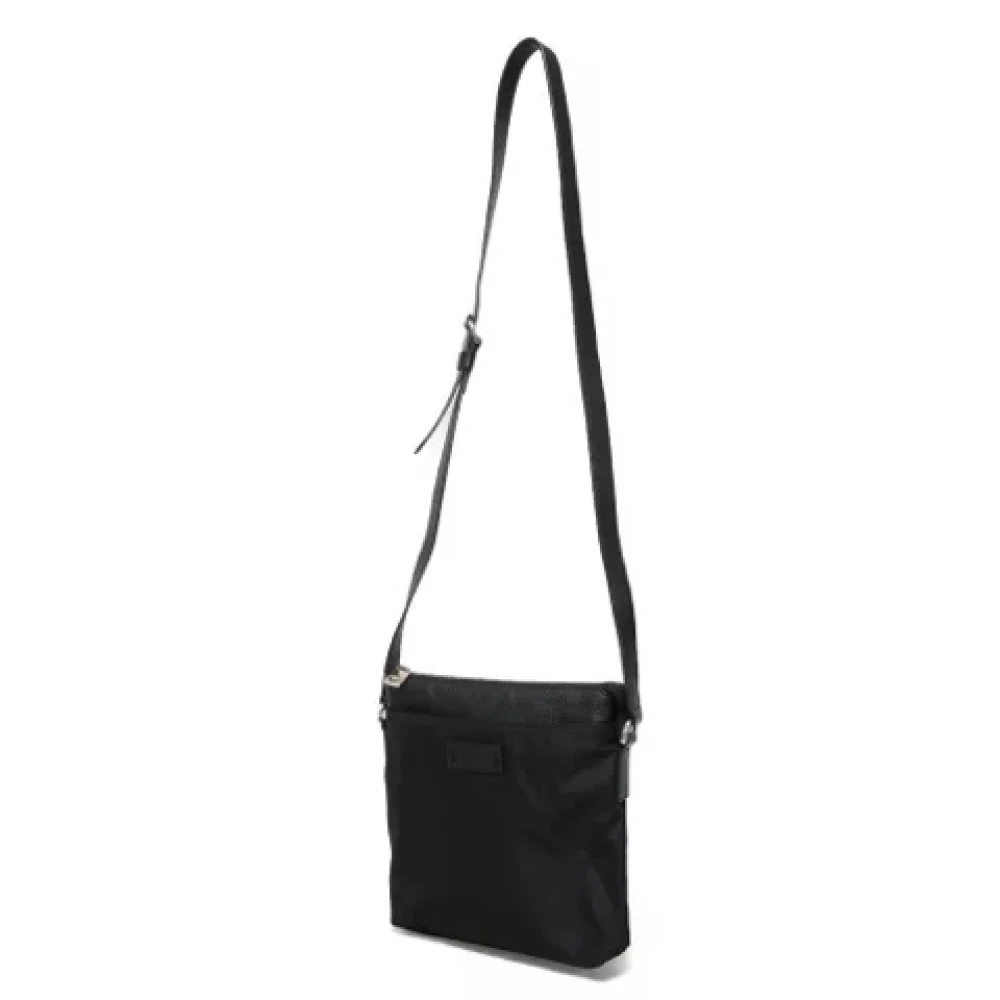 Gucci Vintage Pre-owned Canvas gucci-bags Black Heren